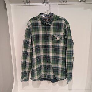 Men's Timberland Earthkeepers Casual Button Down Shirt, Navy/Green, L